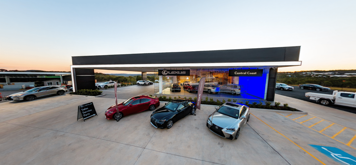 Central Coast Car Dealership Virtual Tour Work Pics 360