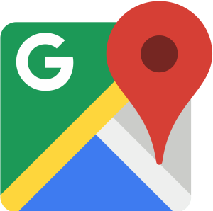 Google Maps Logo and Map Pin